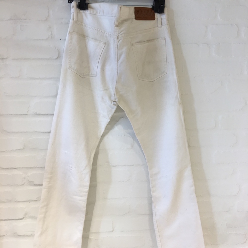 Dries Van Noton distressed raw denim